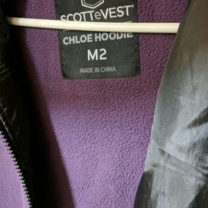 ScottieVest Chloe Hoodie Purple Tons of Pocket M2